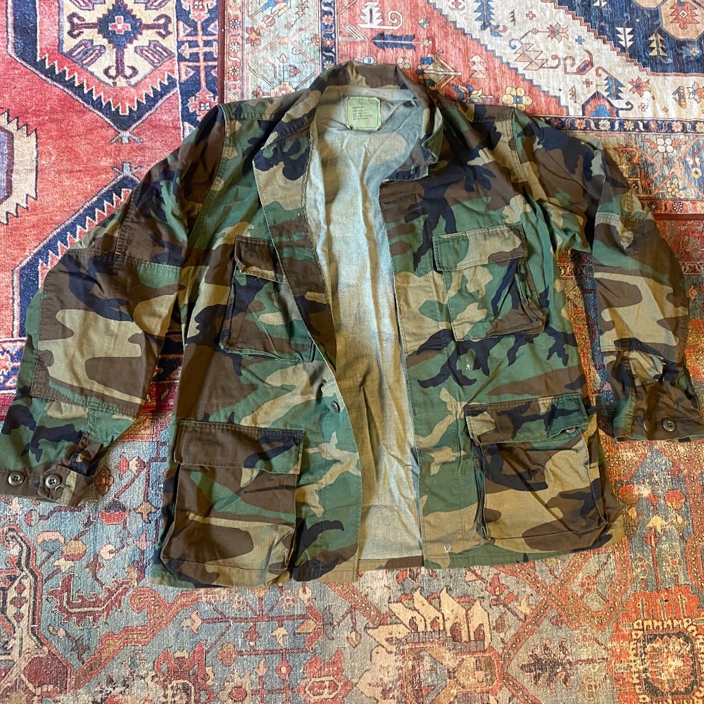Men’s Vintage Camo Field Jacket Medium